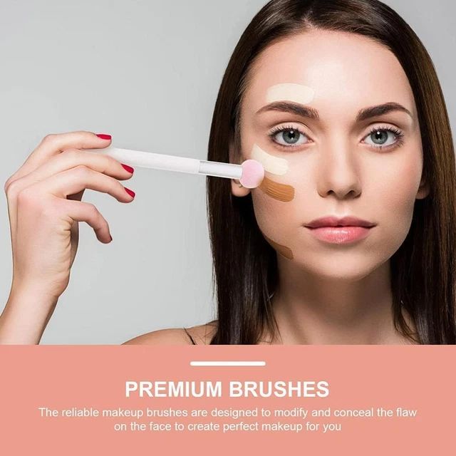 Base de belleza licuadora de maquillaje esponja cepillo mango cosmético 2022 Q8H3