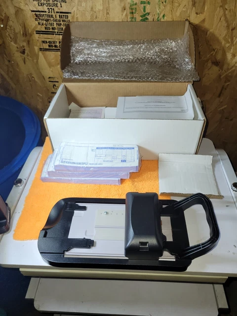 Manual Credit Card Imprinter Machine and Slip Packs Business POS Transaction