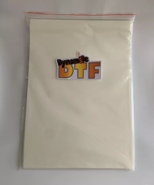 11 X 17 Sheet - Pet Film Dtf - A3 Size. 25 Sheets Pack. USA Seller