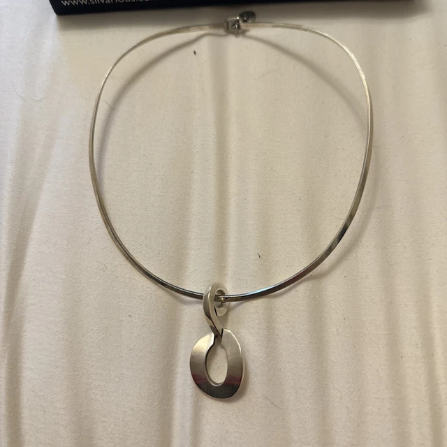 SILVARIOUS SILVER NECKLACE Pendant 40.00 PicClick UK