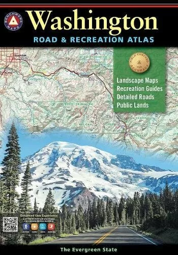 Washington Road & Recreation Atlas, by Benchmark Maps