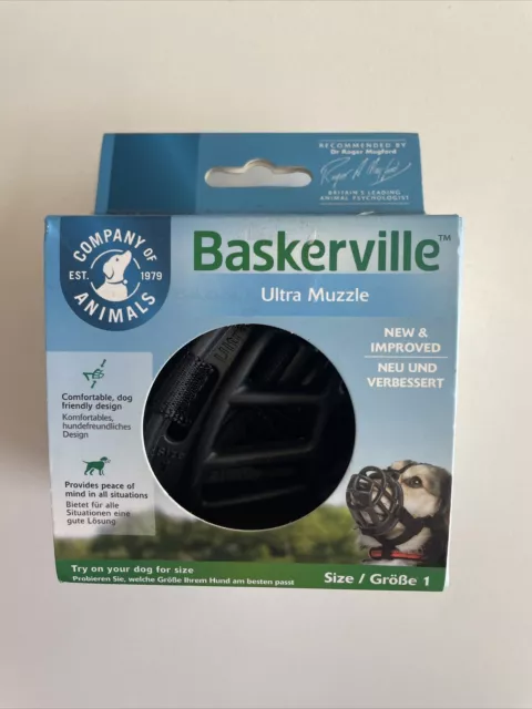 Dog Muzzles Baskerville Ultra by Company Of Animals (Halti) Size/Grobe1