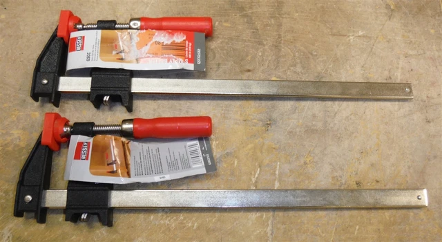 LOT of 2 Bessey GSCC2.512 Bar Clamps 12" Clutch Style nd07