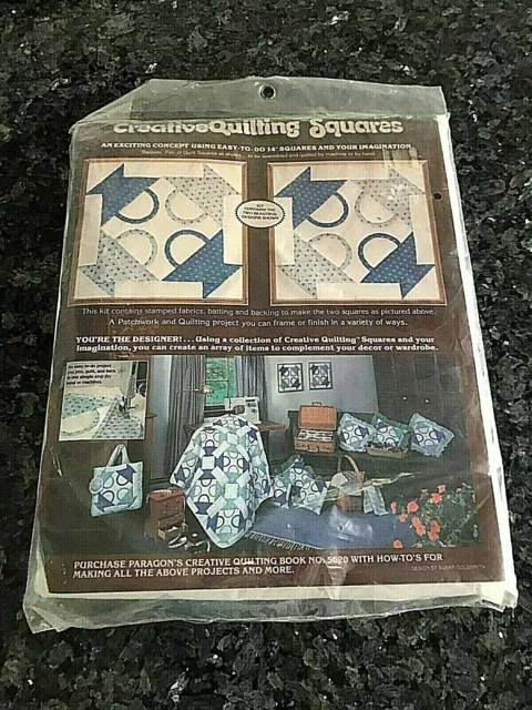 PARAGON Creative Quilting Squares No. 0888 Vintage Applique Quilt Kit NEW