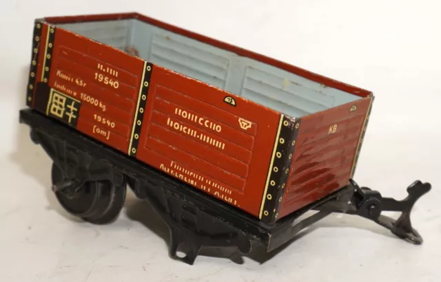 Güterwagen Spur 0 Karl Bub Blech Modelleisenbahn SEHR ALT UNVOLLSTÄNDIG !