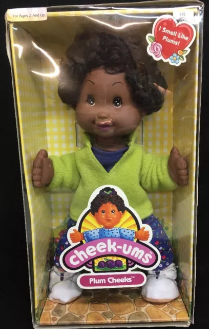 Rare 1999 New Cheek-ums Berry Cheeks Doll Smells Like Plums