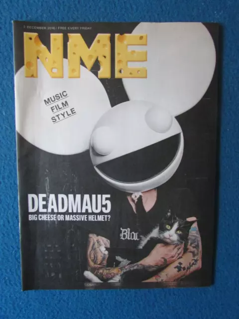 NME Magazine December 2016 DEADMAU5 TOM GRENNAN NEW MUSICAL EXPRESS