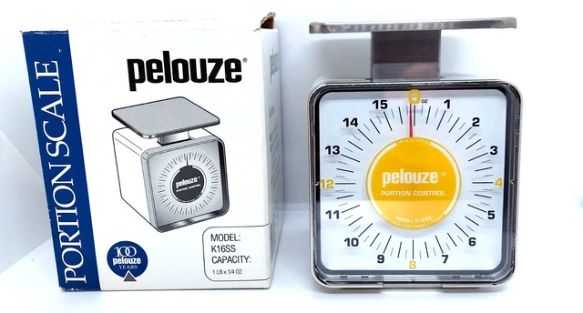 Rubbermaid Pelouze K16SS 16oz x 1/4oz Compact Portioning Scale Mech Food In Box