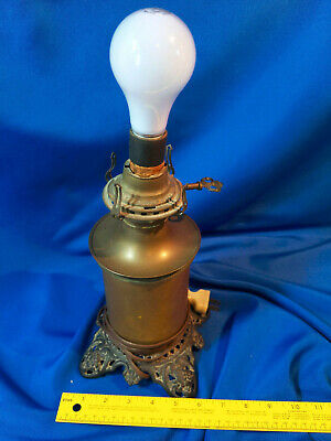 Antique Steel Lighting Co Electrified Lantern Light Ornate Victorian VTG Old