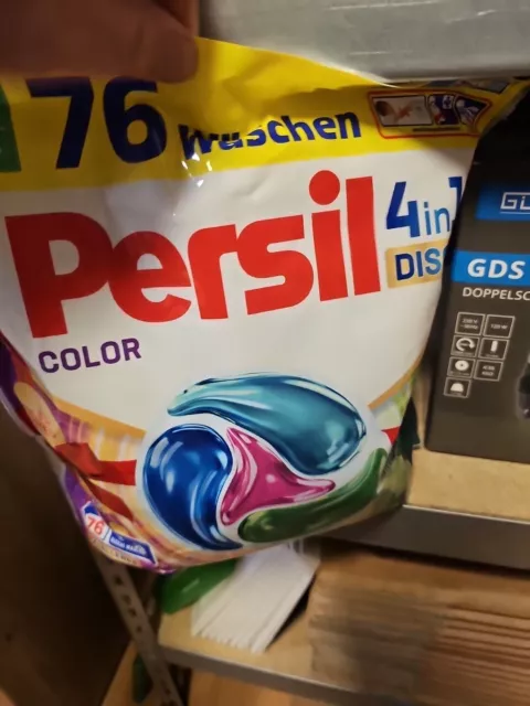 Persil 4in1 Color DISCS Waschmittel für farbige Wäsche 76 Waschladungen 76x17g