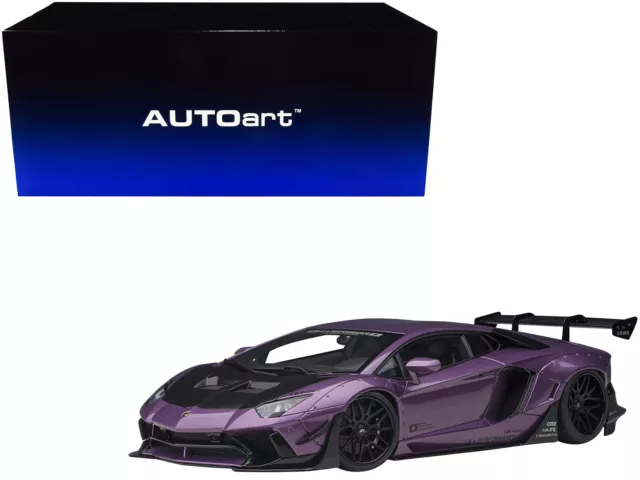 Lamborghini Aventador Liberty Walk LB-Works Viola SE30 Purple Metallic with Carb