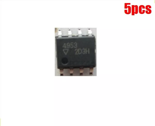 5Pcs SOP-8 Chip MG4953 Dual P-Channel Fet 4.9A 30V New Ic te
