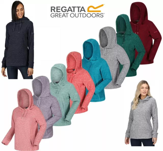 Regatta Damen Kizmit II Fleece Hoodie Pullover Pullover Cowlausschnitt Kapuzenoberteil