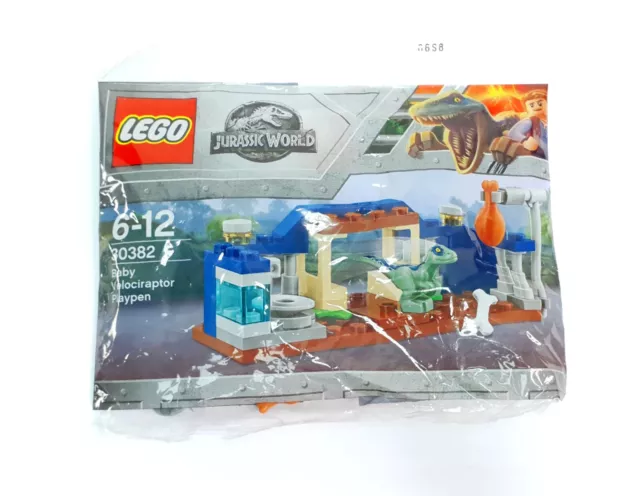 LEGO Jurassic World 30382 recinti di gioco per baby-velociraptor Polybag NUOVO