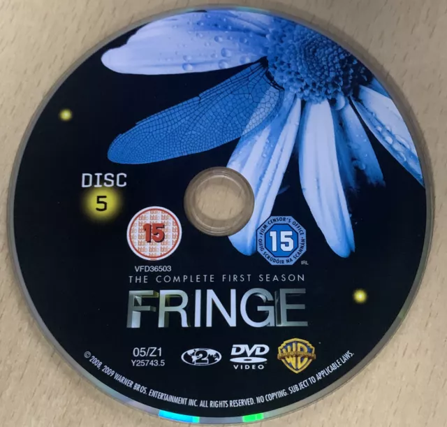 [DISC ONLY] Fringe - Season 1 DVD Drama (2009) Anna Torv Replacement Disc 5