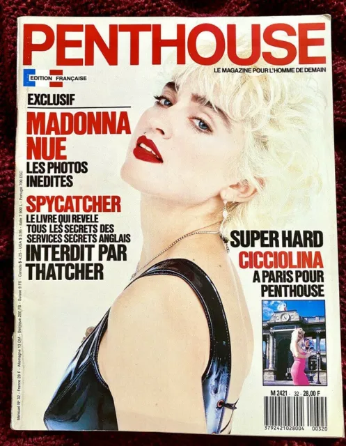 Portada Fotográfica Promocional Madonna France Nikki Finn Revista Who's That Girl Who