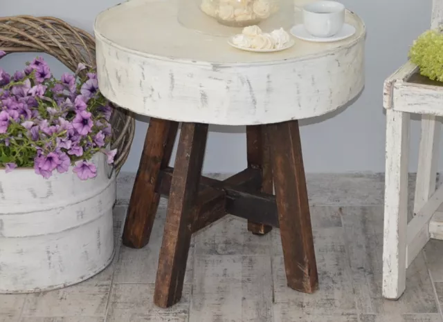 Tisch Esstisch Gartentisch Metall Shabby Chic Eisentisch Kaffeetisch Bistrotisch