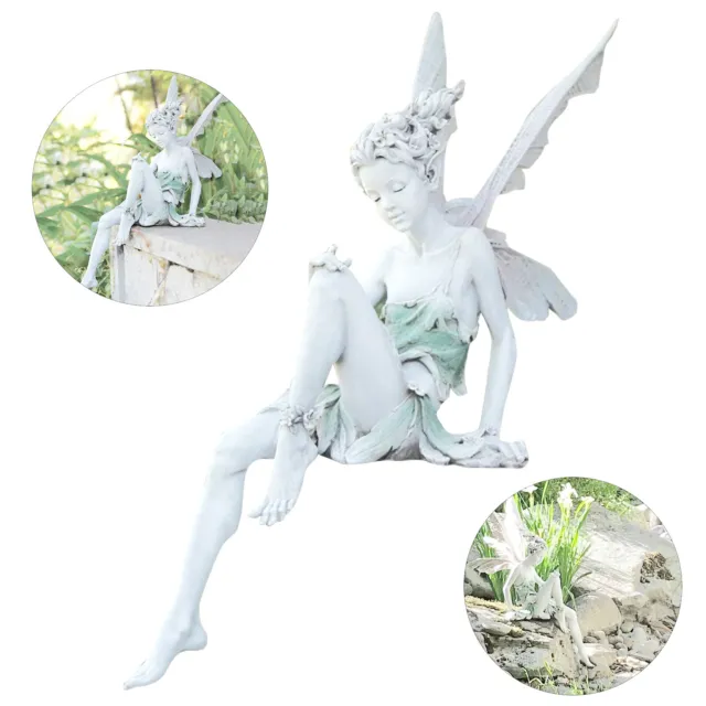 Charmante Gartenfee Figur Dekoration Teich Statue Hinterhof Skulptur