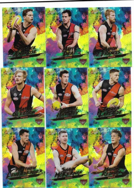 2017 Select Footy Stars Holo Foils ESSENDON Team Set