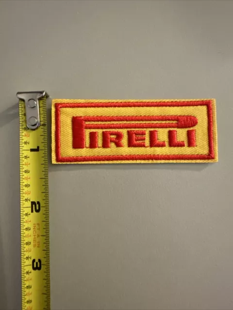 Pirelli (Embroidered Iron on patch) Luxury/ Racing / Motorcycle / Bike