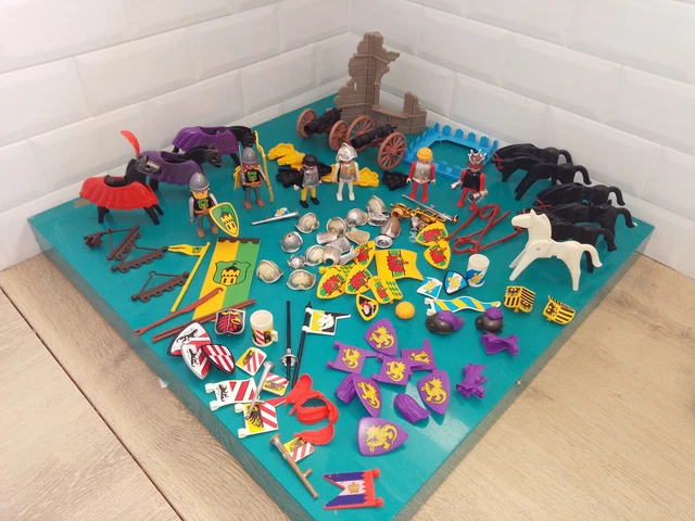 Figurines Playmobil Vintage Chevaliers & Moyen Âge - Tablier, Forgeron, Bourreau - Occasion