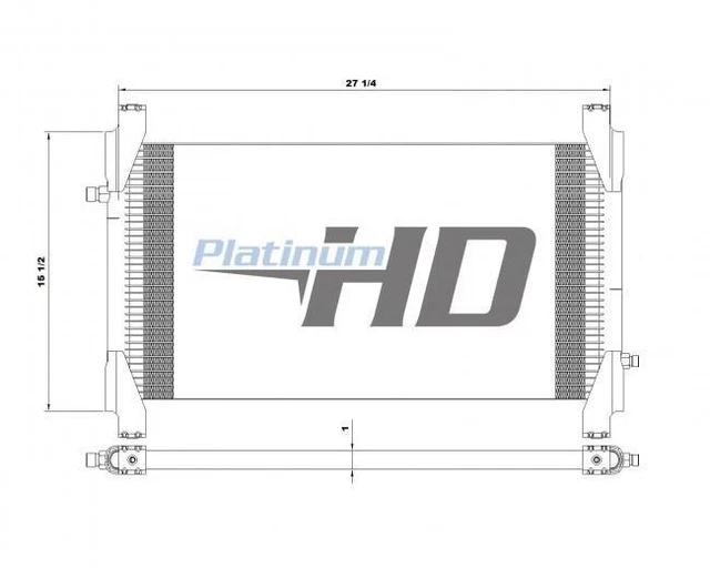 1994-2000 Volvo WG42T Condenser