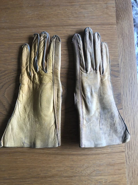 WORLD WAR 2 British Army ATS Dispatch Riders / Drivers Leather Gloves ...