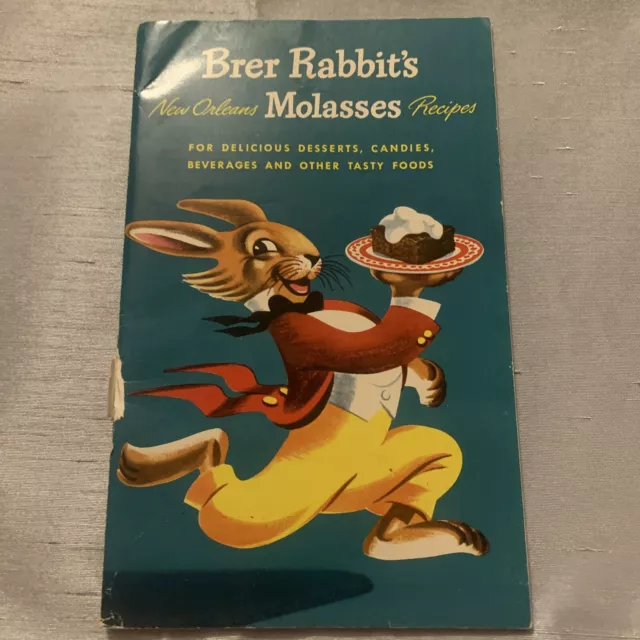 Vintage 1948 Brer Rabbit's New Orleans Molasses Advertising Recipe Book 48 Pages