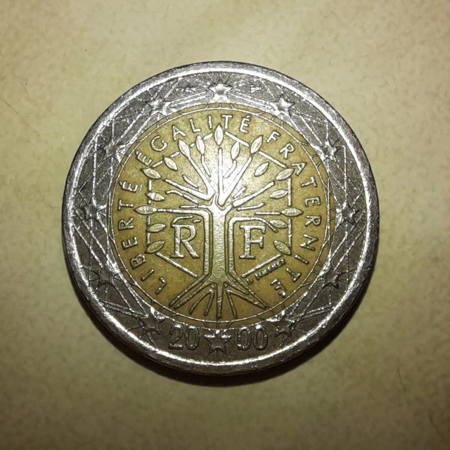 2 Euro Liberte Egalite Fraternite 2000 MONETA 2 EURO, FRANCIA , anno 2000 liberte' egalite' fraternite' RARA