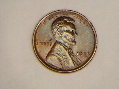 1929-P Lincoln Wheat Cent Choice Red/Brown Nice Luster
