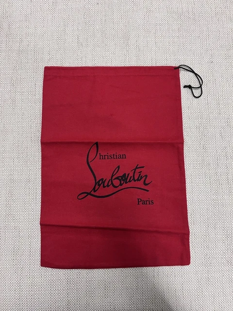 Bolsa de polvo roja Christian Louboutin