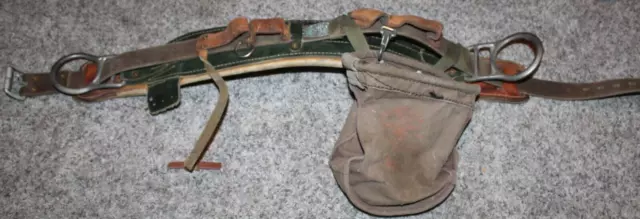 Vintage 1979 Klein Tools Body Belt 5266N24 Size 42-50
