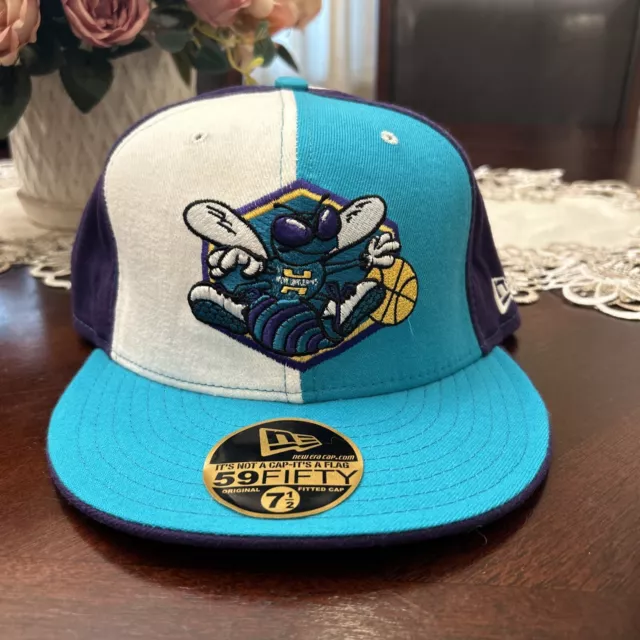 New Era Charlotte Hornets Deconstructed Size 7 1/2 59FIFTY Fitted Cap, SOLD  OUT!