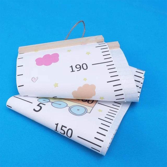 Tabla creativa de crecimiento infantil niños regla de medición de altura tatuaje de pared colgante para K