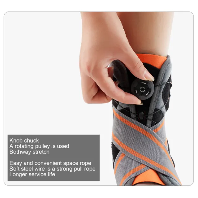 (L) Ankle Brace Adjust Compression Ankle Support Wrap Pour La Récupération Des