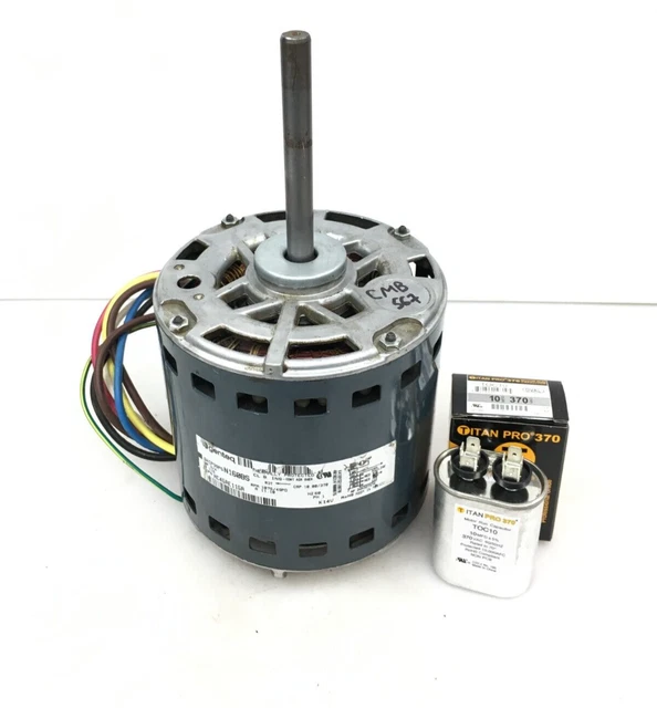 GE 5KCP39PGN160AS Furnace Blower Motor 3/4HP 1075RPM 4SPD 115V used #CMB567