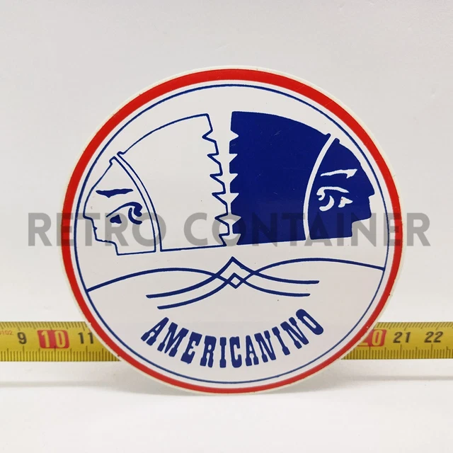 ADESIVO STICKER VINTAGE AUTOCOLLANT AUFKLEBER AMERICANINO JEANS