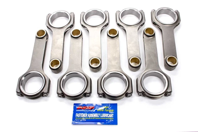 Scat 6.385 In Forged H-Beam Connecting Rod Bbc 8 Pc P/N 2-454-6385-2200