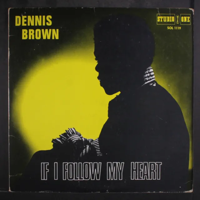 DENNIS BROWN: if i follow my heart Studio One 12" LP 33 RPM
