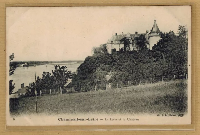 CPA Chaumont sur Loire - la Loire et le château bes078