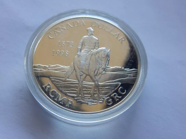 Kanada 1 Dollar 1998 Pp Berittene Polizei Silber 25,17 Gramm