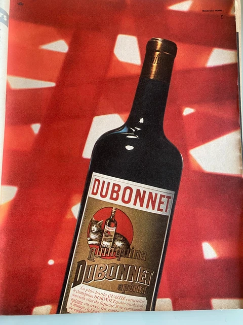 PUBLICITÉ ADVERTISING 108 1959 apéritif Dubonnet au quinquina CDC 2 EUR 3,00 - PicClick FR