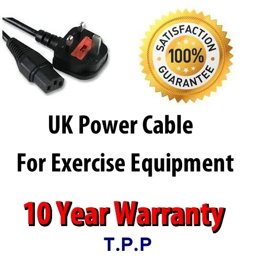 UK MAINS POWER Lead Cable Cord For Dynamax Treadmill 10 YEAR WARRANTY Fast Post 9.95 PicClick UK