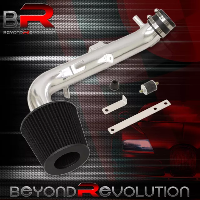 For 2006-2011 Yaris 1.5L Cold Air Intake System 2.5" Polish Aluminum Pipe Filter