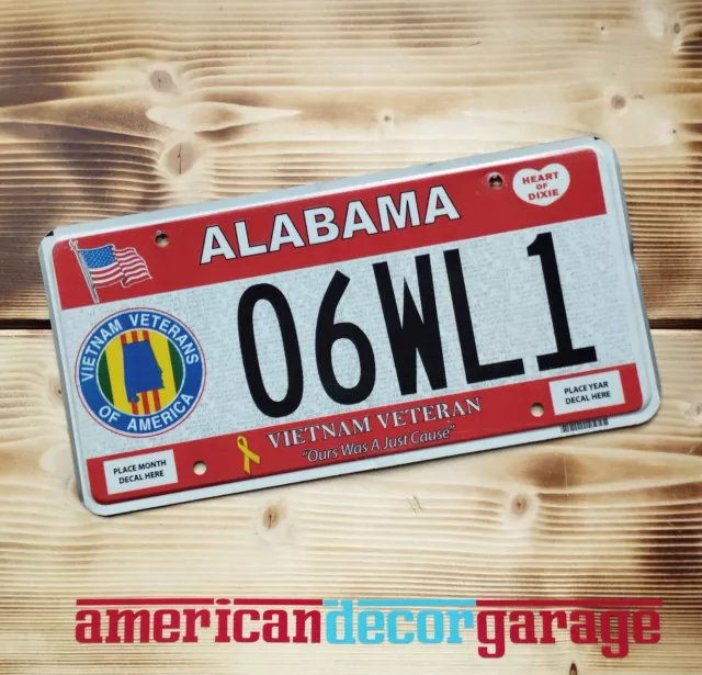 USA Nummernschild/Kennzeichen/license plate/Veteran Vietnam* Alabama*