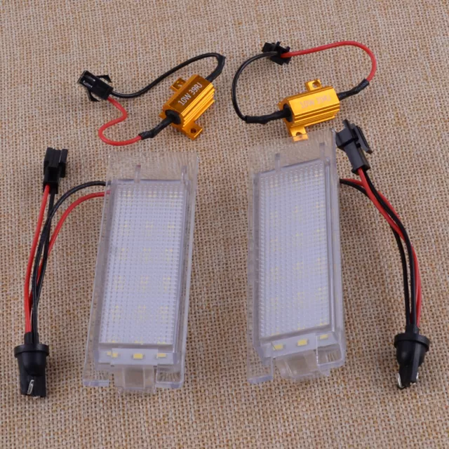 2X 18LED License Plate Light fit for Alfa Romeo 147 156 159 166 Brera MiTo GT Nm 2