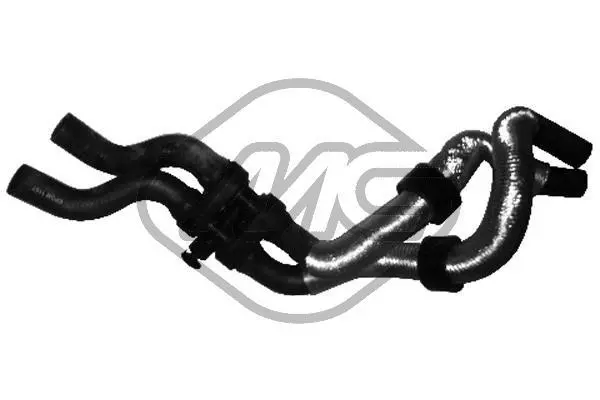 09480 Metalcaucho Hose, heat exchange heating for MINI