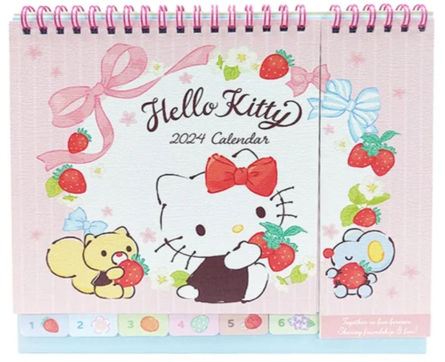 2024 SANRIO HELLO Kitty Appointment Desktop Calendar Schedule Planner