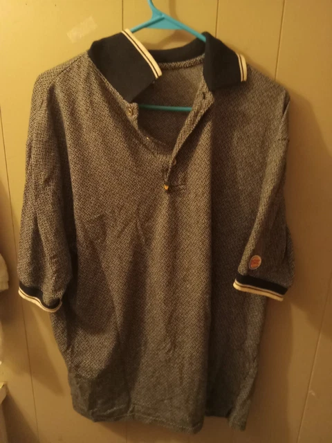 BURGER KING EMPLOYEE Shirt Adult Large Gray Polo Short Sleeve Uniform 