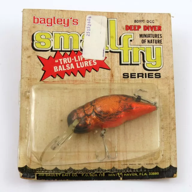 Bagley Small Fry Deep Diver Crawfish balsa lure 5DSF2-DCC 7 cm 15 grs